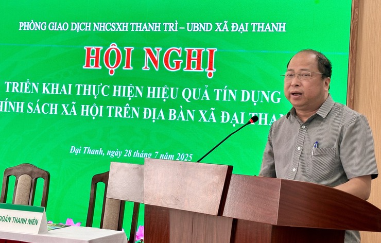 Xã Đại Thanh: Ký kết hợp đồng ủy thác cho vay hộ nghèo và các đối tượng chính sách khác giữa PGD Ngân hàng chính sách xã hội Thanh Trì với các tổ chức chính trị xã hội trên địa bàn- Ảnh 4.