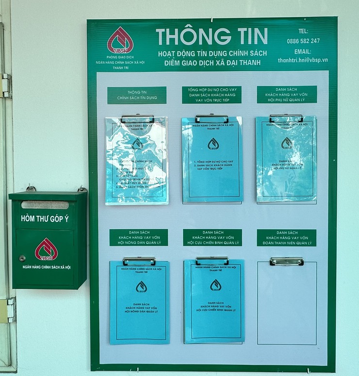 Xã Đại Thanh: Ký kết hợp đồng ủy thác cho vay hộ nghèo và các đối tượng chính sách khác giữa PGD Ngân hàng chính sách xã hội Thanh Trì với các tổ chức chính trị xã hội trên địa bàn- Ảnh 2.