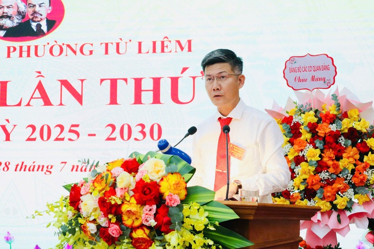 Đại hội Đảng bộ UBND phường Từ Liêm lần thứ nhất, Nhiệm kỳ 2025 - 2030- Ảnh 2.