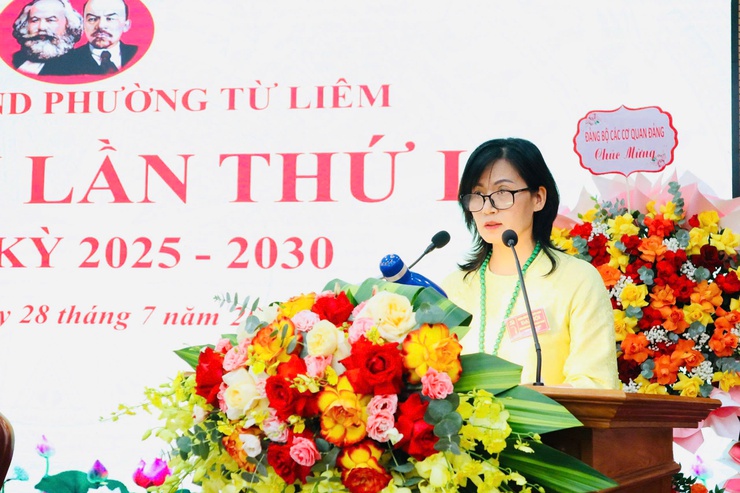 Đại hội Đảng bộ UBND phường Từ Liêm lần thứ nhất, Nhiệm kỳ 2025 - 2030- Ảnh 4.