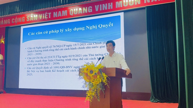Hội nghị quán triệt Nghị quyết số 15-NQ/TW của Bộ Chính trị và các Nghị quyết chuyên đề của Đảng ủy xã Thiên Lộc- Ảnh 2.