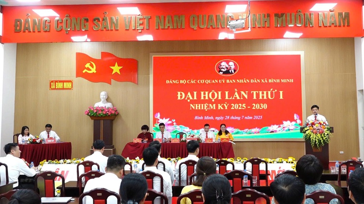 Đại hội Đảng bộ UBND xã Bình Minh lần thứ I, nhiệm kỳ 2025–2030: Dân chủ- đoàn kết- trí tuệ- đổi mới- Ảnh 2.