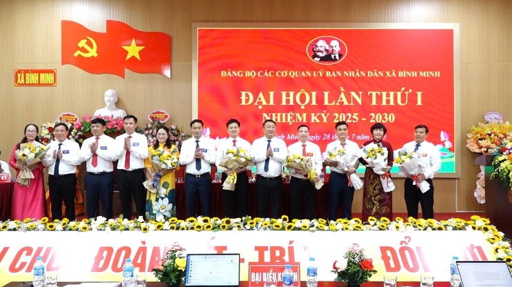 Đại hội Đảng bộ UBND xã Bình Minh lần thứ I, nhiệm kỳ 2025–2030: Dân chủ- đoàn kết- trí tuệ- đổi mới- Ảnh 5.