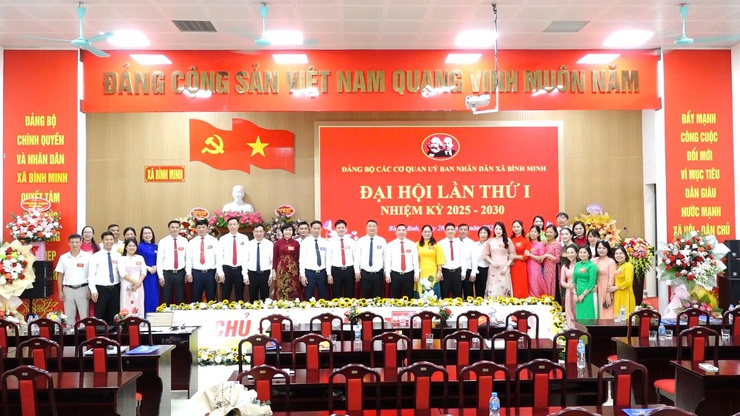 Đại hội Đảng bộ UBND xã Bình Minh lần thứ I, nhiệm kỳ 2025–2030: Dân chủ- đoàn kết- trí tuệ- đổi mới- Ảnh 7.