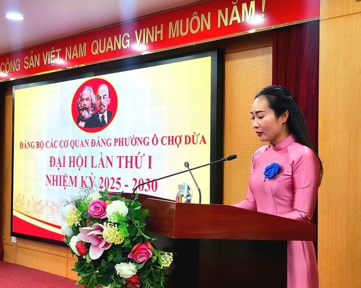Phường Ô Chợ Dừa tổ chức Đại hội Đảng bộ các cơ quan Đảng lần thứ I, nhiệm kỳ 2025- 2030- Ảnh 5.