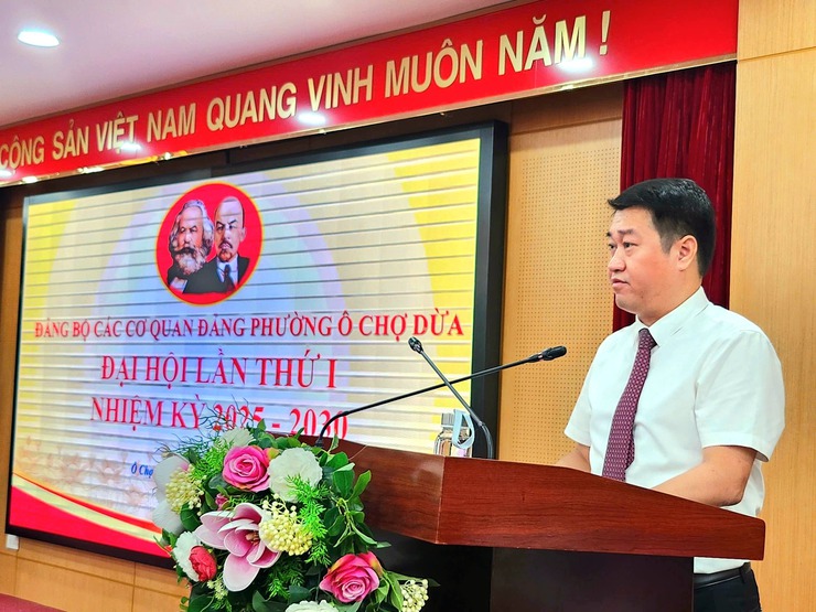 Phường Ô Chợ Dừa tổ chức Đại hội Đảng bộ các cơ quan Đảng lần thứ I, nhiệm kỳ 2025- 2030- Ảnh 6.