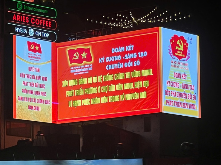 Ô Chợ Dừa rực rỡ chào mừng Đại hội đại biểu Đảng bộ Phường lần thứ I, nhiệm kỳ 2025-2030- Ảnh 9.