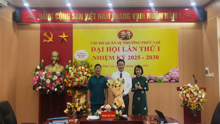 Đại hội Chi bộ Quân sự phường Phúc Lợi lần thứ I, nhiệm kỳ 2025 – 2030- Ảnh 3.