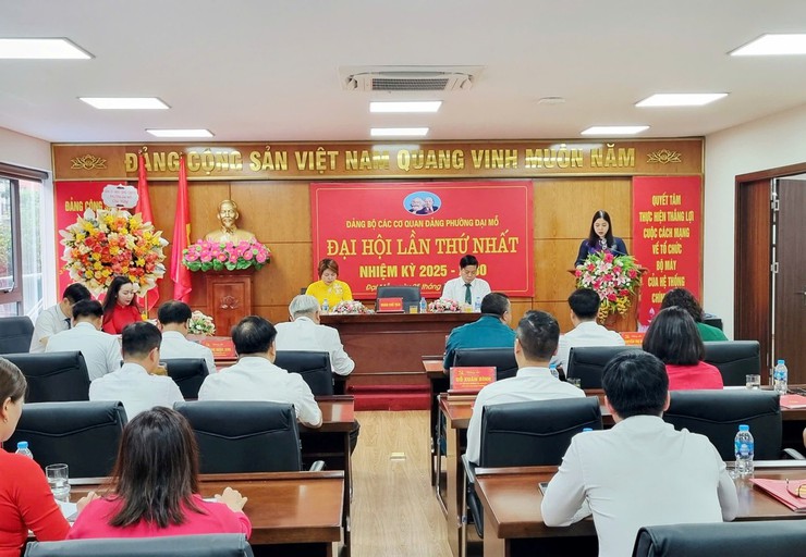 Phường Đại Mỗ hoàn thành công tác Đại hội Chi bộ, Đảng bộ cấp cơ sở- Ảnh 6.