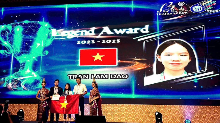 Giải kim cương chào mừng Đại hội: Vinh danh học sinh Trần Lâm Đào- Lớp 7A0 (2025- 2026) tỏa sáng trên đấu trường Toán học Quốc tế- Ảnh 1.