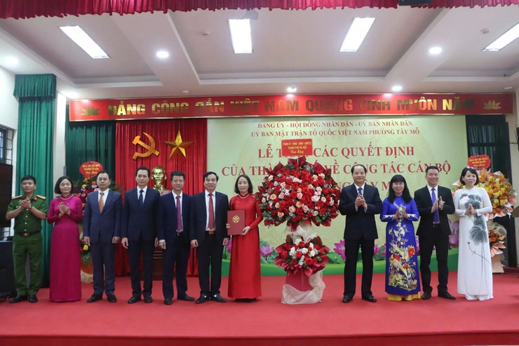 Chỉ định Chủ tịch, Phó Chủ tịch Ủy ban nhân dân phường Tây Mỗ nhiệm kỳ 2021 – 2026- Ảnh 1.