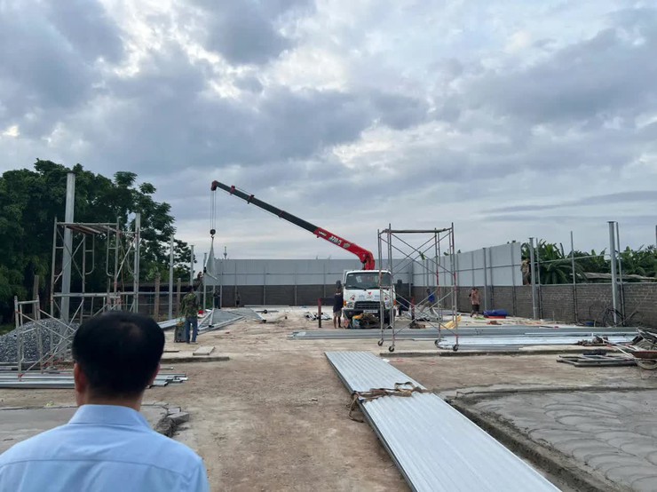 Chính quyền Xã Chương Dương xử lý hàng loạt công trình vi phạm xây trên đất nông nghiệp- Ảnh 1.