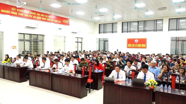 XÃ BÌNH MINH: TỔ CHỨC HỘI NGHỊ TRIỂN KHAI KẾ HOẠCH TỔ CHỨC CÁC HOẠT ĐỘNG ĐỀN ƠN ĐÁP NGHĨA NHÂN KỈ NIỆM 78 NĂM NGÀY THƯƠNG BINH LIỆT SỸ- Ảnh 1.