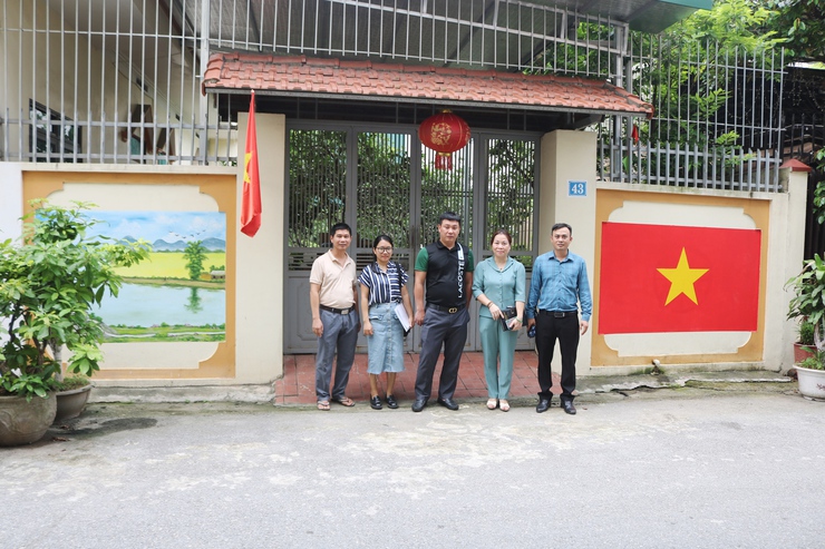 Quốc Oai kiểm tra cuộc thi "Sáng - Xanh - Sạch - Đẹp - An toàn": Lan tỏa ý thức cộng đồng, nâng tầm diện mạo nông thôn mới- Ảnh 16.