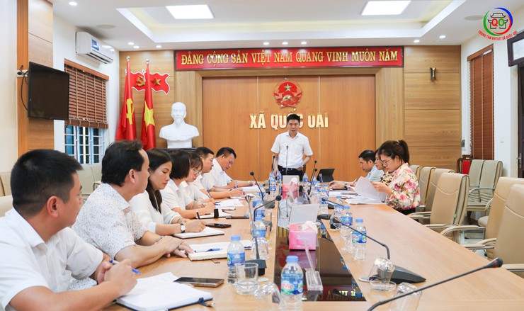 UBND xã Quốc Oai tổ chức Hội nghị giao ban các Quỹ tín dụng nhân dân, sơ kết công tác 6 tháng đầu năm và triển khai nhiệm vụ 6 tháng cuối năm 2025- Ảnh 1.