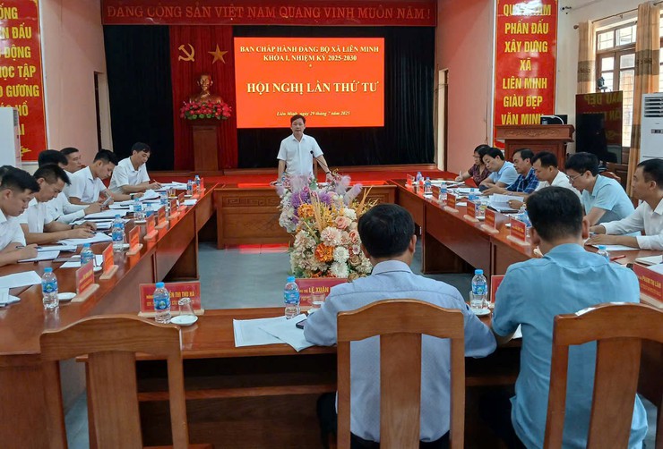 Hội nghị Ban chấp hành Đảng bộ xã lần thứ 4- Ảnh 1.