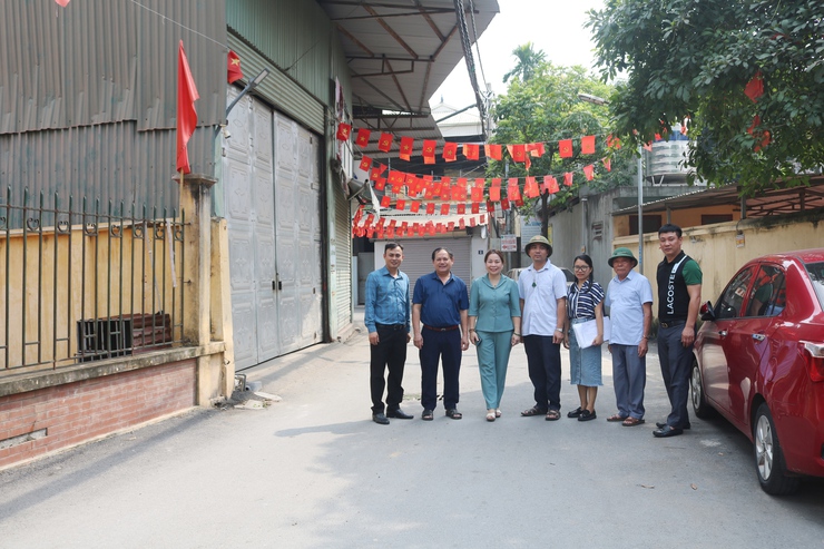 Quốc Oai kiểm tra cuộc thi "Sáng - Xanh - Sạch - Đẹp - An toàn": Lan tỏa ý thức cộng đồng, nâng tầm diện mạo nông thôn mới- Ảnh 11.