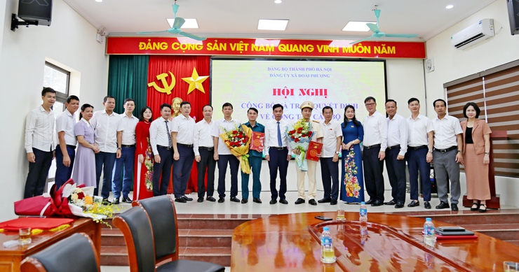 Công bố Quyết định của Thành ủy về chỉ định Uỷ viên Ban Chấp hành, Ban Thường vụ Đảng ủy xã Đoài Phương nhiệm kỳ 2025 – 2030- Ảnh 1.
