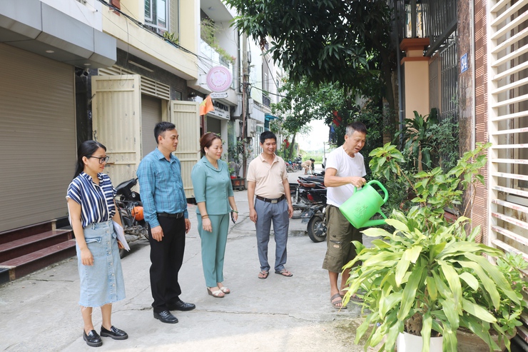 Quốc Oai kiểm tra cuộc thi "Sáng - Xanh - Sạch - Đẹp - An toàn": Lan tỏa ý thức cộng đồng, nâng tầm diện mạo nông thôn mới- Ảnh 14.