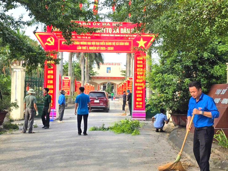 Khánh thành công trình “Vườn hoa Mặt trận Tổ quốc” chào mừng Đại hội Đảng bộ xã Dân Hòa lần thứ I, nhiệm kỳ 2025–2030- Ảnh 6.