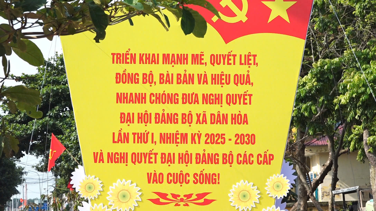 ĐẠI HỘI ĐẠI BIỂU ĐẢNG BỘ XÃ DÂN HÒA LẦN THỨ I, NHIỆM KỲ 2025-2030: KHẲNG ĐỊNH Ý CHÍ CHÍNH TRỊ, THỐNG NHẤT HÀNH ĐỘNG VÌ MỤC TIÊU PHÁT TRIỂN BỀN VỮNG- Ảnh 3.