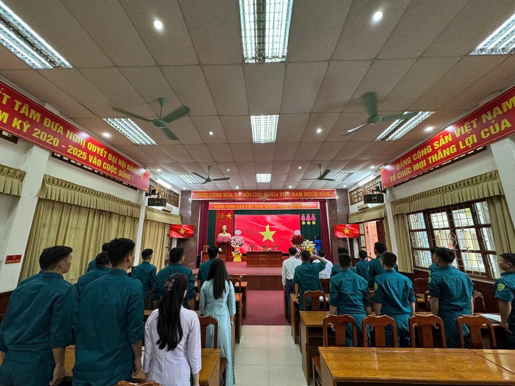 Đại hội Chi bộ Quân sự phường Việt Hưng lần thứ I, nhiệm kỳ 2025 – 2030 - Dấu mốc quan trọng trong công tác xây dựng lực lượng vũ trang địa phương- Ảnh 2.