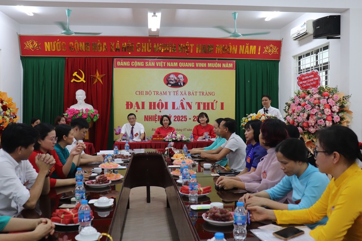Đại hội Chi bộ Trạm y tế xã Bát Tràng lần thứ I, nhiệm kỳ 2025 – 2030- Ảnh 1.