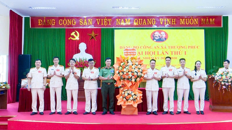 Đảng bộ Công an xã Thượng Phúc sẵn sàng bước vào nhiệm kỳ mới- Ảnh 1.