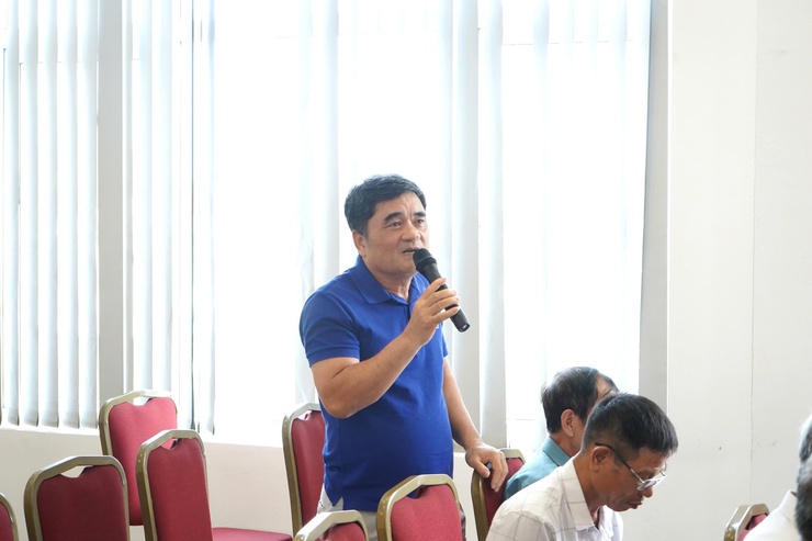 Phúc Lợi tổ chức Hội nghị lấy ý kiến đóng góp vào dự thảo Báo cáo chính trị Đại hội Đảng bộ phường lần thứ I- Ảnh 3.