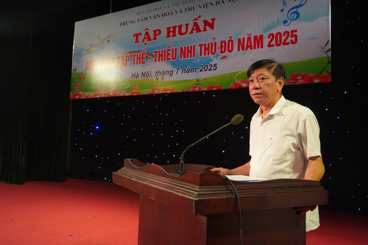 Khai giảng lớp tập huấn Múa hát tập thể - Thiếu nhi Thủ đô năm 2025- Ảnh 2.