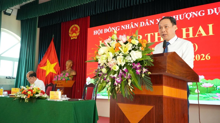 HĐND xã Phượng Dực tổ chức Kỳ họp thứ hai (kỳ họp chuyên đề) khóa I, nhiệm kỳ 2021-2026- Ảnh 3.