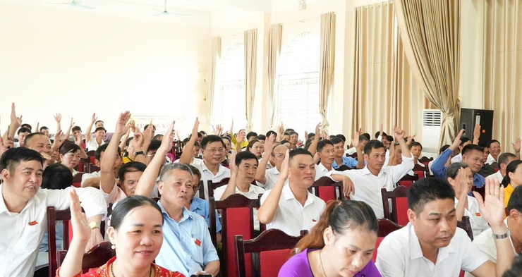 HĐND xã Phượng Dực tổ chức Kỳ họp thứ hai (kỳ họp chuyên đề) khóa I, nhiệm kỳ 2021-2026- Ảnh 2.