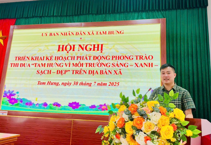 Tam Hưng hưởng ứng triển khai phong trào thi đua  Sáng – Xanh – Sạch – Đẹp"- Ảnh 3.