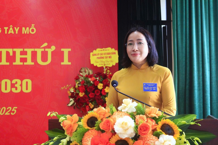 ĐẢNG BỘ UBND PHƯỜNG TÂY MỖ TỔ CHỨC THÀNH CÔNG ĐẠI HỘI LẦN THỨ NHẤT, NHIỆM KỲ 2025–2030- Ảnh 5.