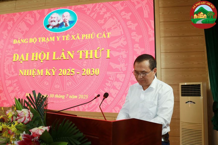 Đại hội Đảng bộ Trạm y tế xã Phú Cát lần thứ nhất, nhiệm kỳ 2025 - 2030- Ảnh 12.