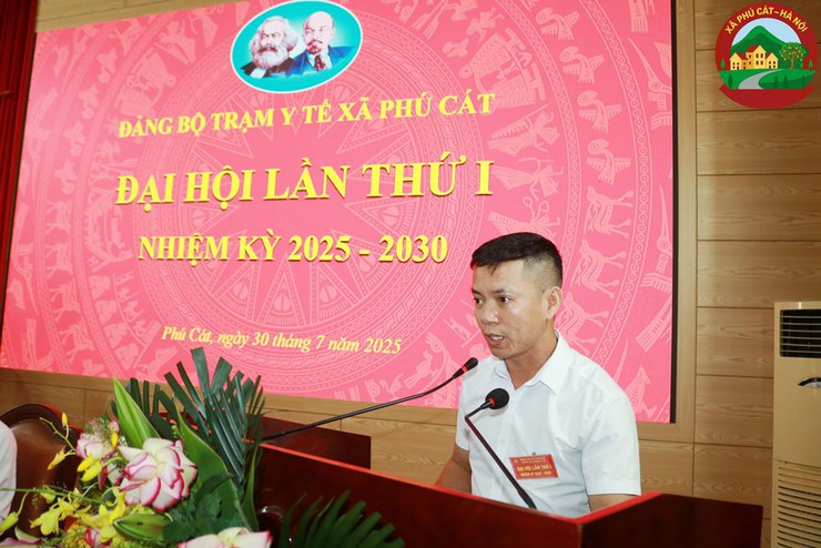 Đại hội Đảng bộ Trạm y tế xã Phú Cát lần thứ nhất, nhiệm kỳ 2025 - 2030- Ảnh 13.