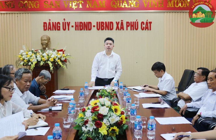 UBND xã Phú Cát tổ chức hội nghị hướng dẫn sắp xếp các hội quần chúng sau sáp nhập- Ảnh 12.