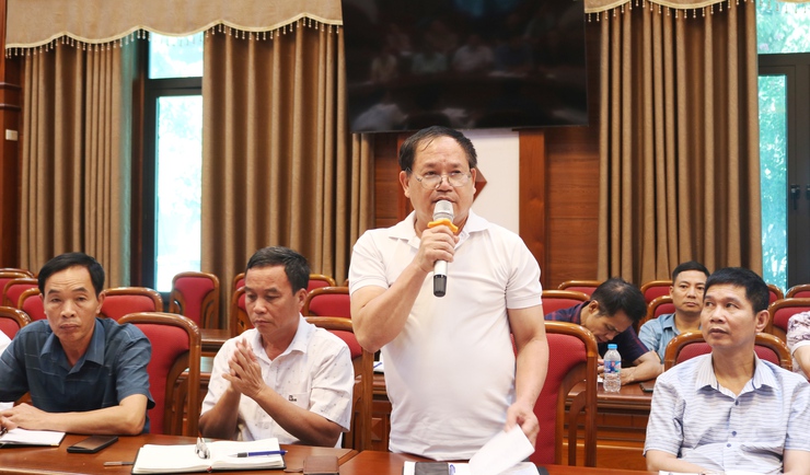Quốc Oai tổ chức hội nghị giao ban Bí thư Chi bộ, Trưởng thôn, Trưởng ban công tác Mặt trận- Ảnh 9.