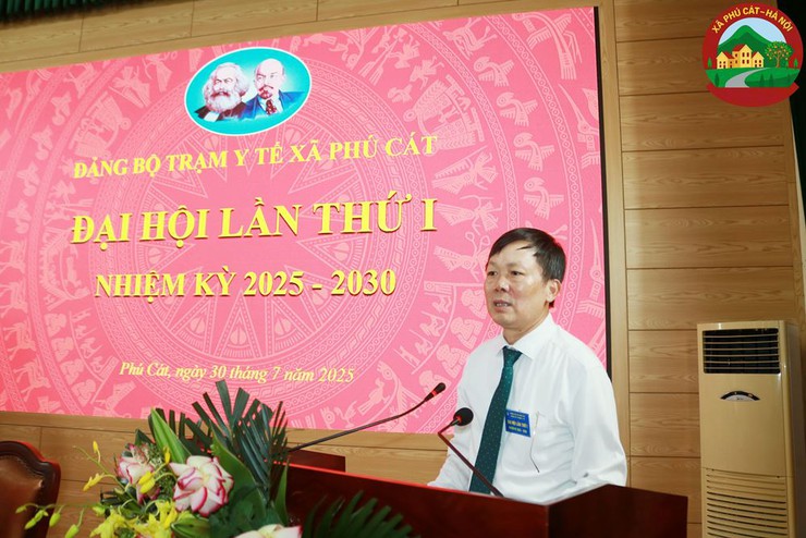 Đại hội Đảng bộ Trạm y tế xã Phú Cát lần thứ nhất, nhiệm kỳ 2025 - 2030- Ảnh 14.