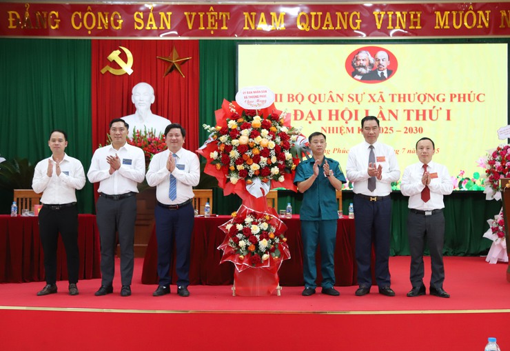 Chi bộ Quân sự xã Thượng Phúc tổ chức thành công Đại hội lần thứ I, nhiệm kỳ 2025 – 2030- Ảnh 3.