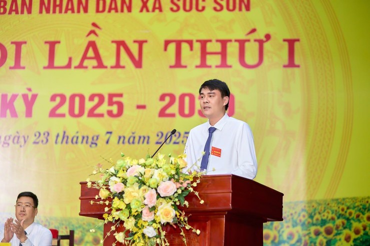 ĐẠI HỘI ĐẢNG BỘ CƠ QUAN ỦY BAN NHÂN DÂN XÃ SÓC SƠN LẦN THỨ I, NHIỆM KỲ 2025-2030 THÀNH CÔNG TỐT ĐẸP- Ảnh 7.