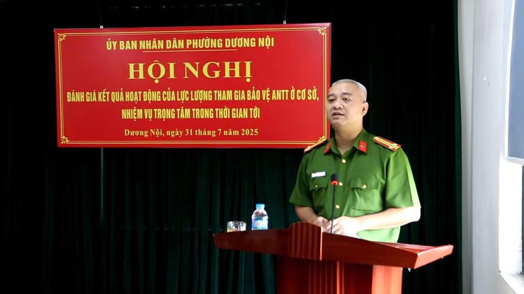 Phường Dương Nội sơ kết 01 năm hoạt động của lực lượng tham gia bảo vệ ANTT ở cơ sở và triển khai nhiệm vụ trọng tâm trong thời gian tới- Ảnh 4.