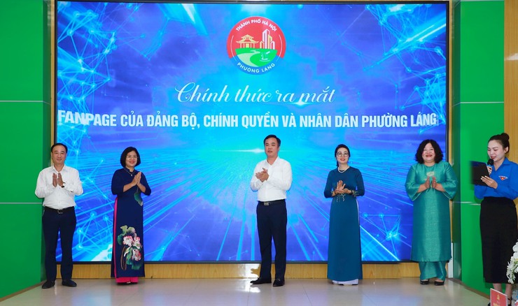 PHƯỜNG LÁNG TỔ CHỨC LỄ RA MẮT TRANG FANPAGE “PHƯỜNG LÁNG - TP. HÀ NỘI”- Ảnh 5.