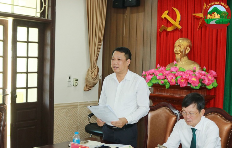 Ban chấp hành Đảng ủy xã Phú Cát họp lần thứ 5- Ảnh 4.