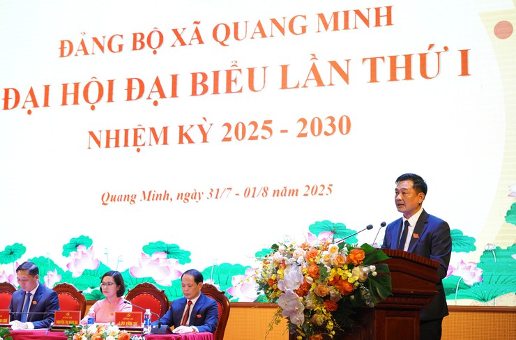 Phiên trù bị Đại hội đại biểu Đảng bộ xã Quang Minh lần thứ I, nhiệm kỳ 2025-2030- Ảnh 14.