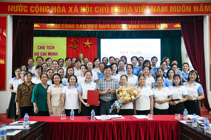 Hội Liên hiệp Phụ nữ xã Chương Dương tổ chức Hội nghị Ban Chấp hành - Ảnh 2.