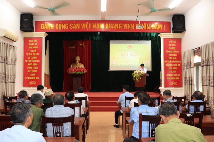 Hội Cựu chiến binh xã Phú Nghĩa tổ chức Hội nghị thông qua Quyết định về công tác cán bộ và triển khai các nhiệm vụ 06 tháng cuối năm 2025- Ảnh 1.