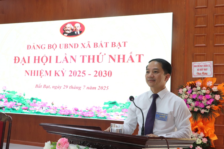 Đại hội Đảng bộ UBND xã Bất Bạt lần thứ I, nhiệm kỳ 2025 – 2030!- Ảnh 3.