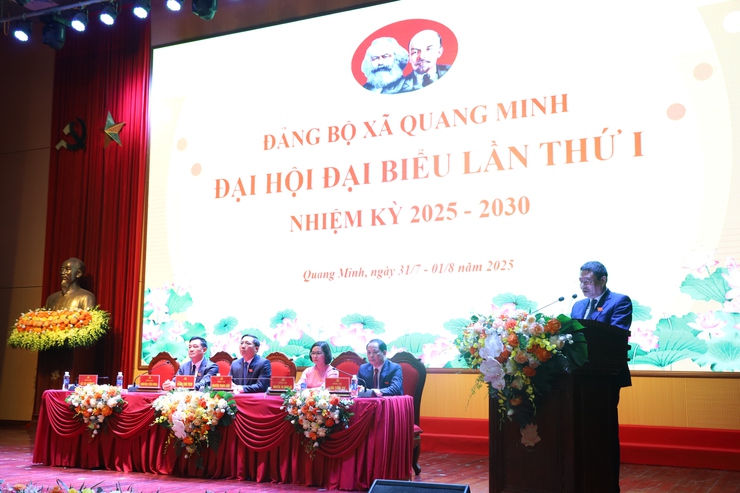 Phiên trù bị Đại hội đại biểu Đảng bộ xã Quang Minh lần thứ I, nhiệm kỳ 2025-2030- Ảnh 16.
