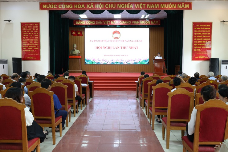 Uỷ ban Mặt trận Tổ quốc Việt Nam xã Mê Linh tổ chức hội nghị lần thứ I- Ảnh 1.
